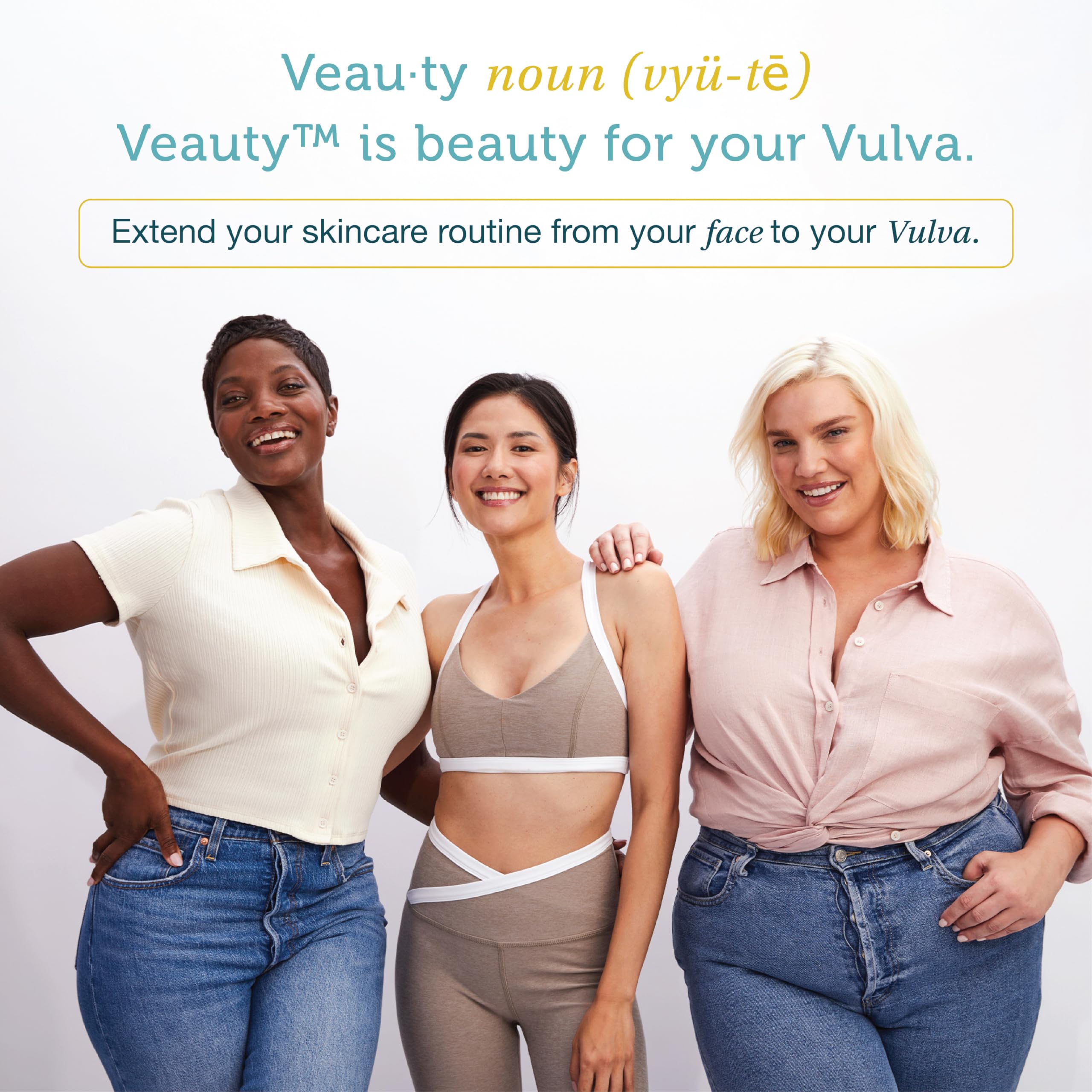 Say la V gynecologist-tested label communicates safety for sensitive vulvar areas