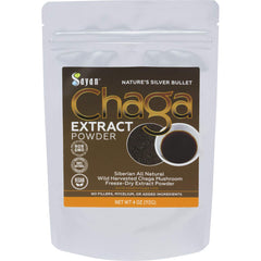 Sayan Chaga bottle shows wild-harvested formula for daily vitality.