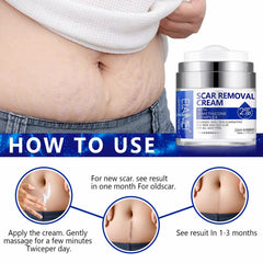 SBHEANGBA Scar Cream on an old scar showing texture softening