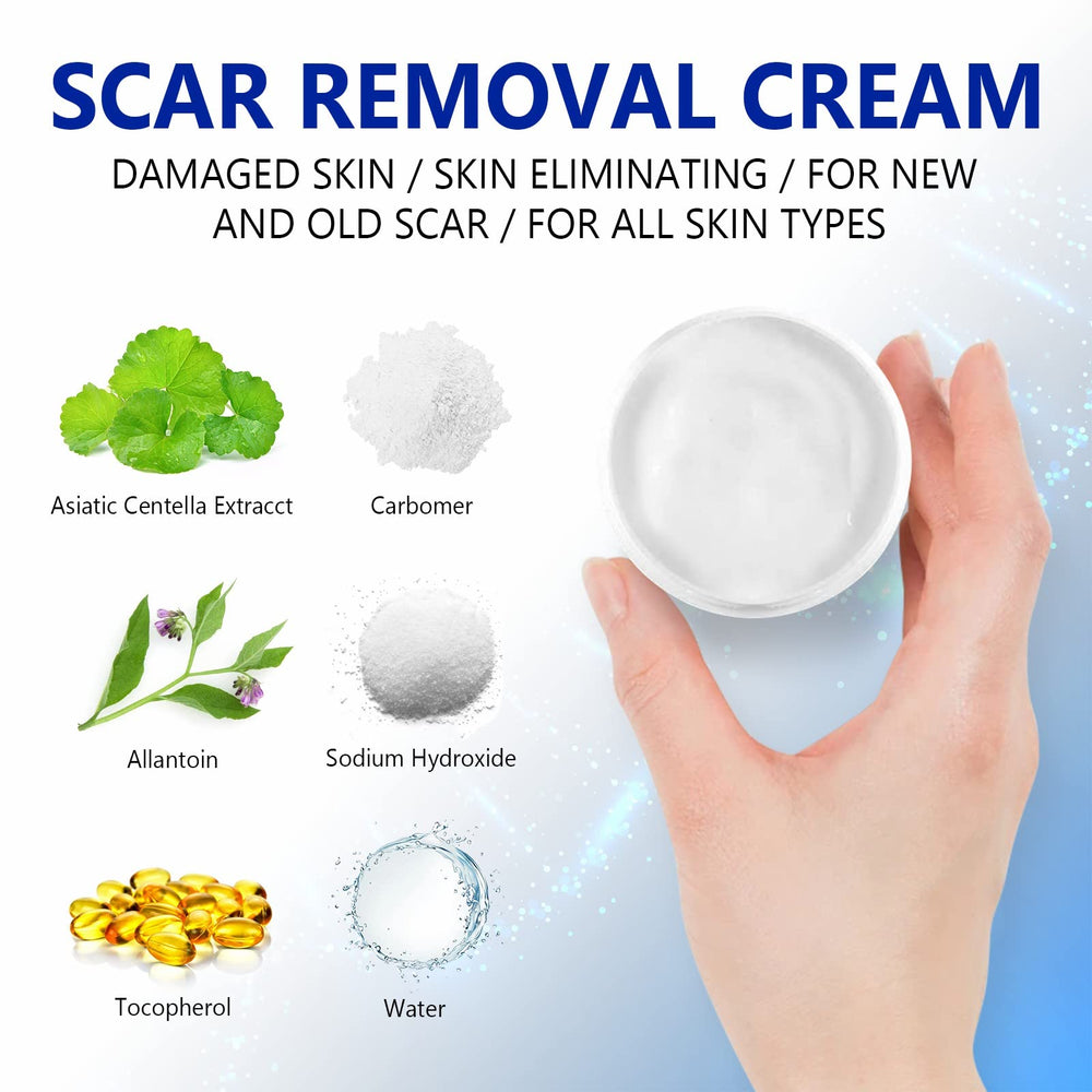 SBHEANGBA Scar Cream applied to surgical scars to help texture