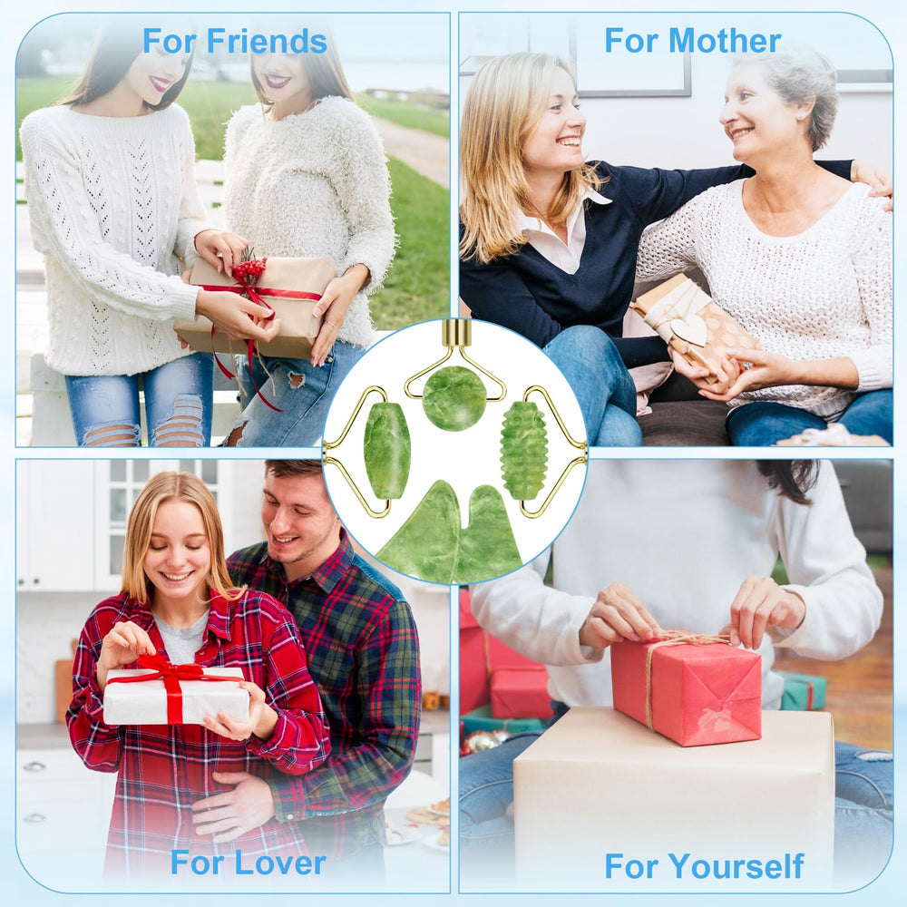 Sbnnfikeb gua sha blades for gentle massage and improved facial radiance.
