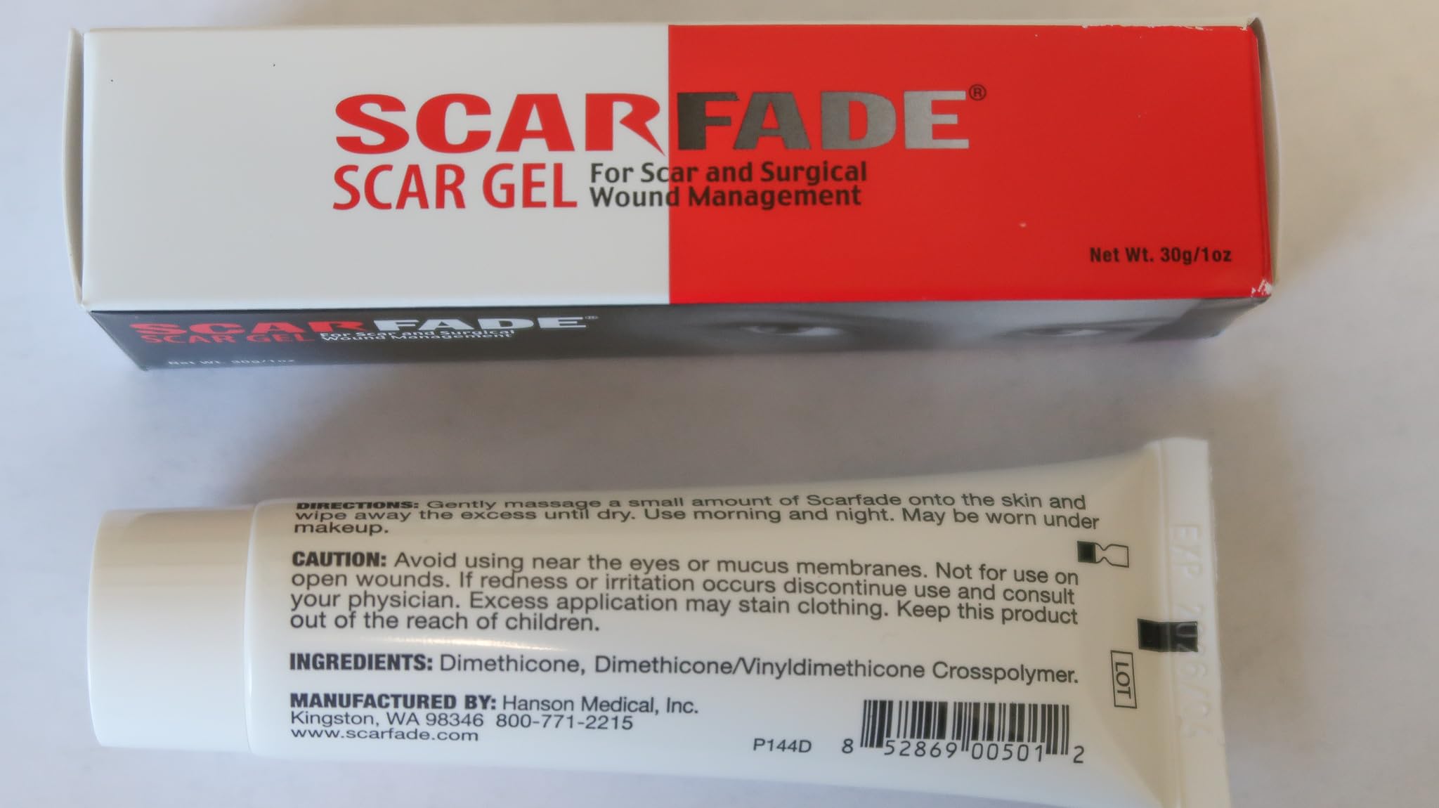 Dermatologist recommended ScarFade for scar care since 1997