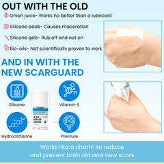 ScarGuard makeup-friendly scar treatment suitable for daily wear.