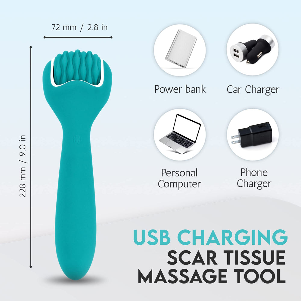 scarroller ergonomic-one-handed-design suitable for reaching multiple body areas