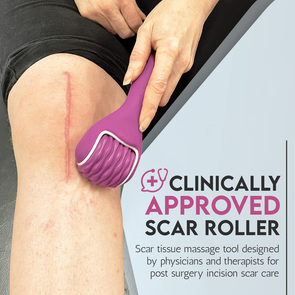Scarroller device promotes lymphatic circulation to reduce swelling.