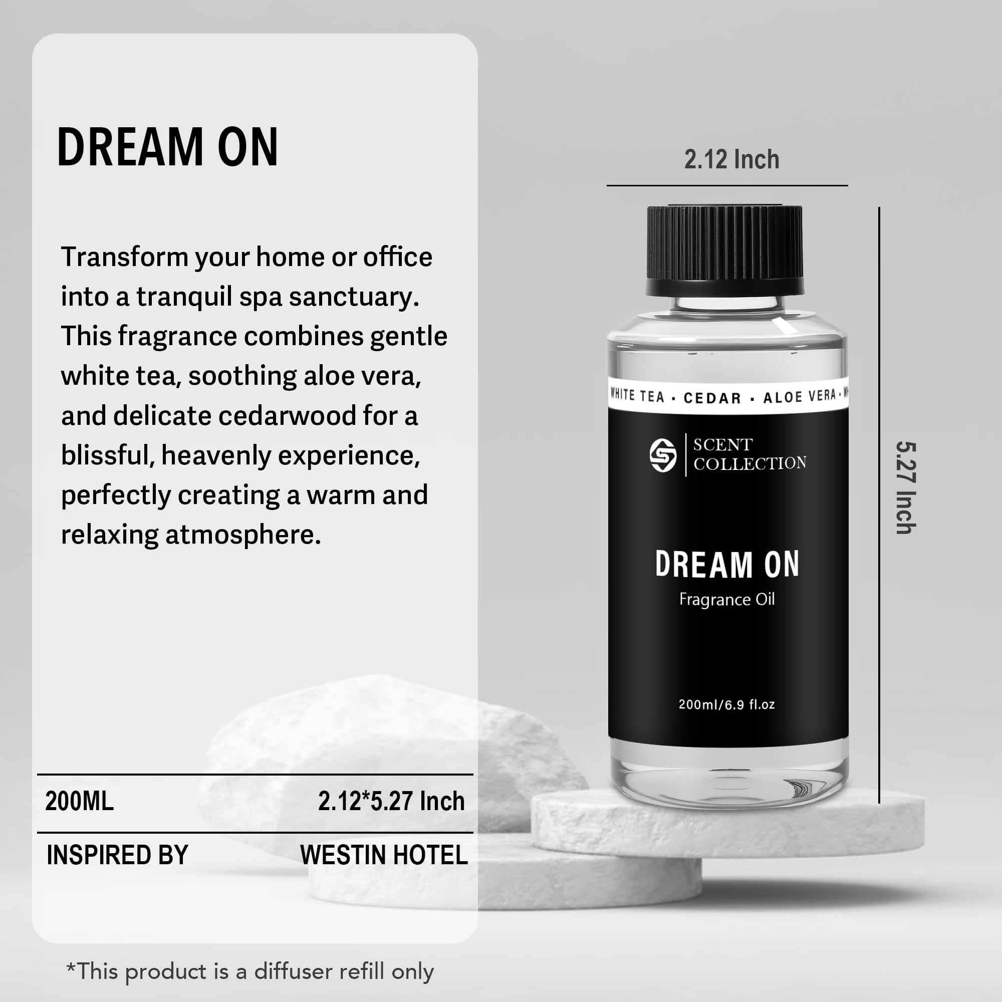Dream On diffuser oil used in a large room for lasting aroma