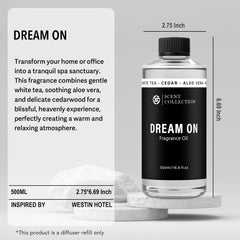 Dream On diffuser in a large room creating consistent scent
