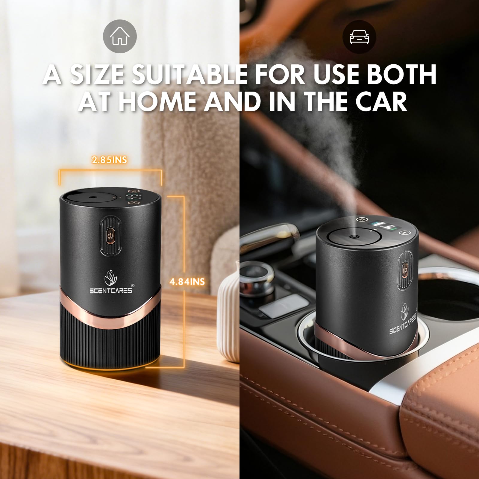 Scentcares Scentcare diffuser angled auto-off for safer operation