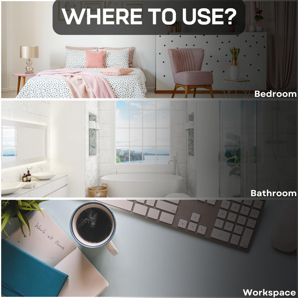 Scentia bedroom and living room usage highlights versatile diffusion.
