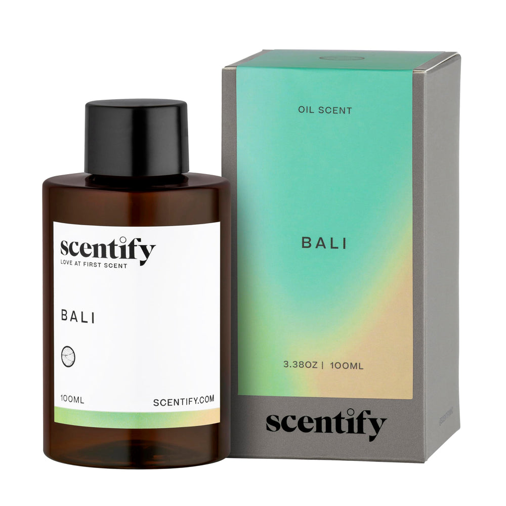 Scentify Bali lemon diffuser refill bottle for bright, uplifting aroma.