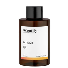 Scentify Miami aroma oil refill bottle in premium amber glass