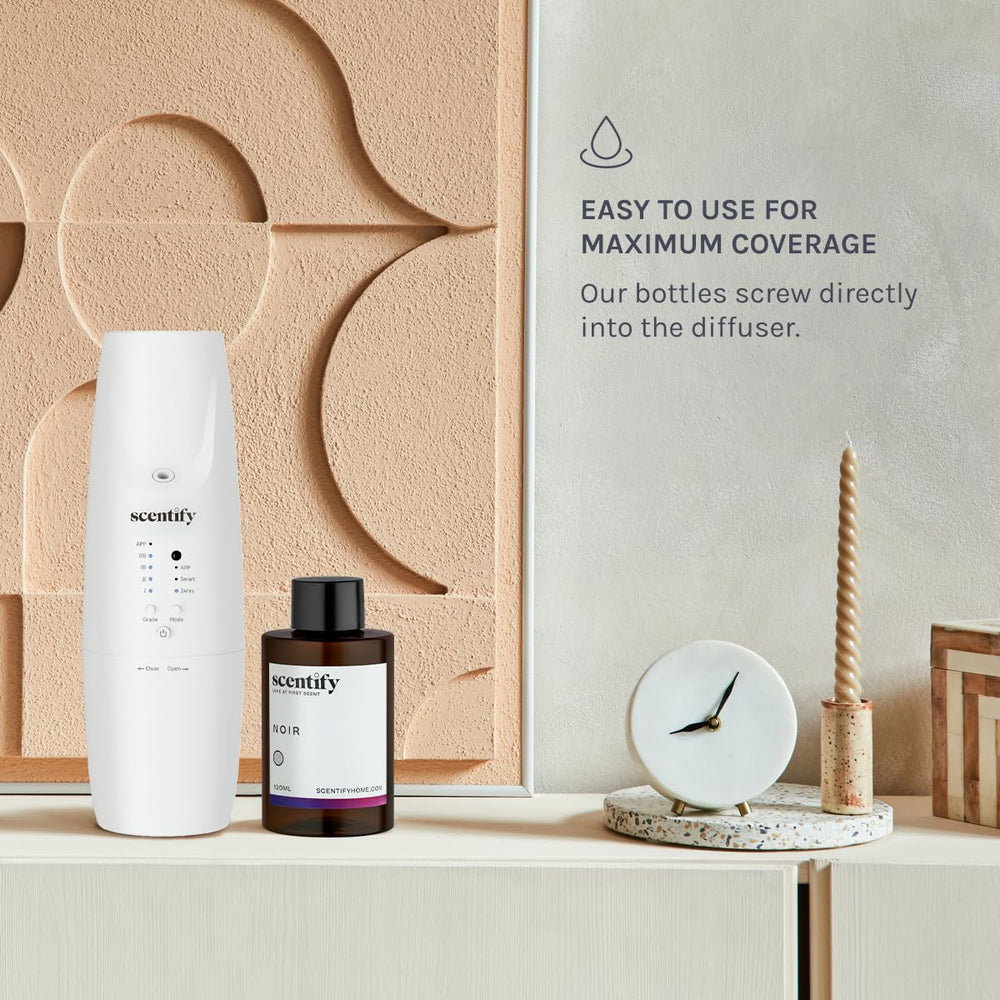 Scentify Noir amber bottle conveys premium gift appeal