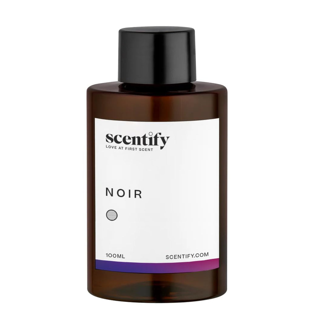 Scentify Noir bottle focused on bay leaf note for fresh clarity
