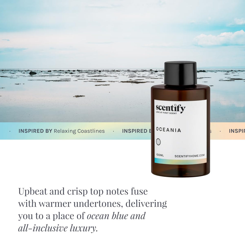 Scentify Oceania diffuser oil lavender scent promotes relaxation in any room