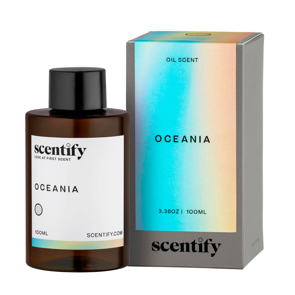 Scentify Oceania diffuser oil orange note enhances living spaces with bright, uplifting aroma