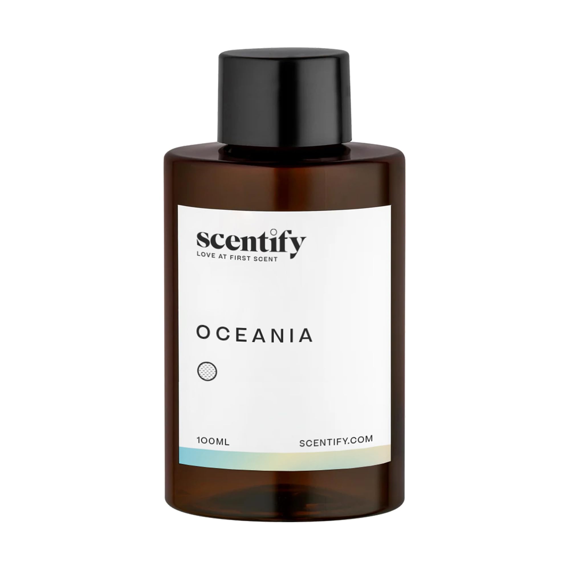 Scentify close-up of ingredients list and notes, clarifies fragrance composition benefit