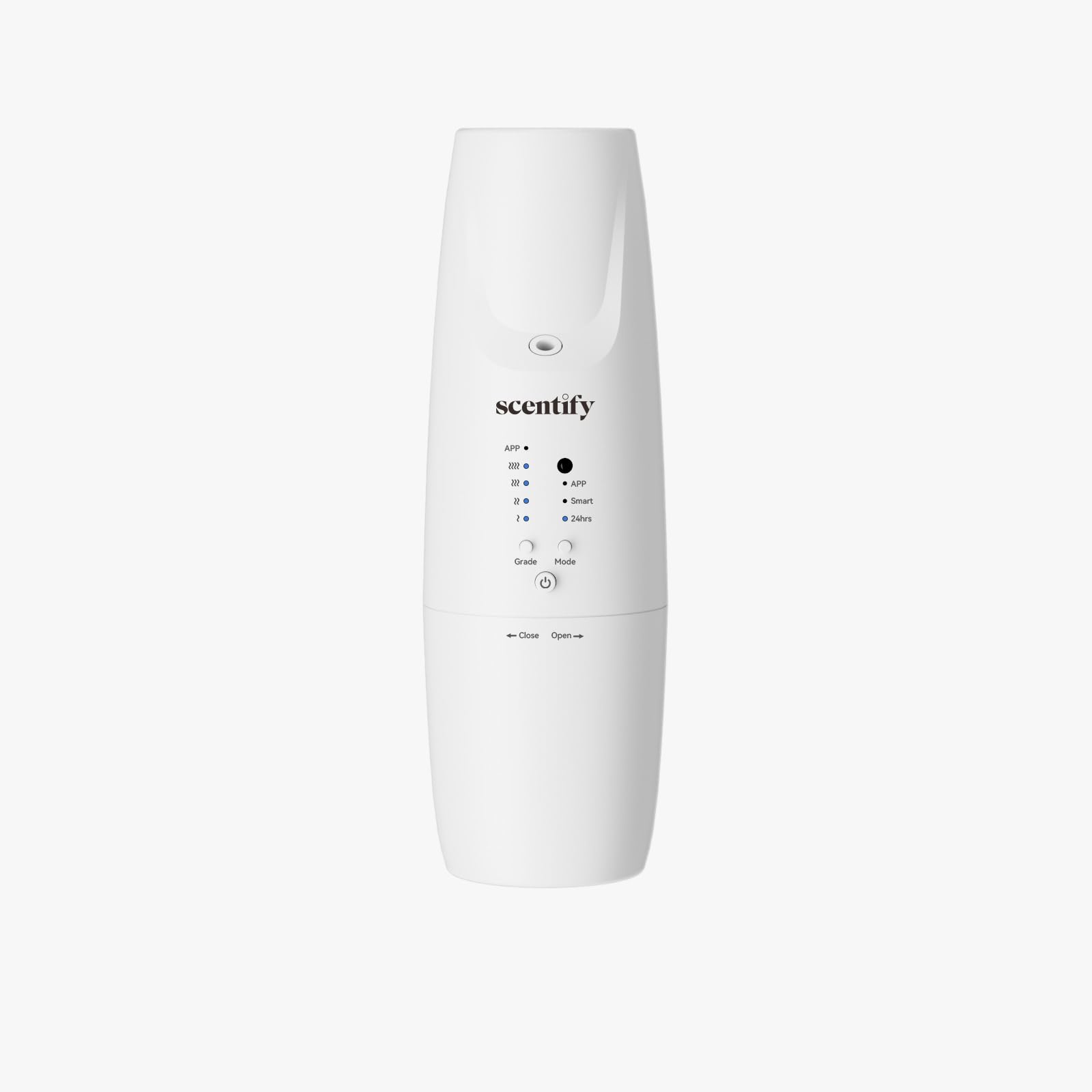 Scentify Plug-in Diffuser V2 at outlet with rotating plug for versatile placement