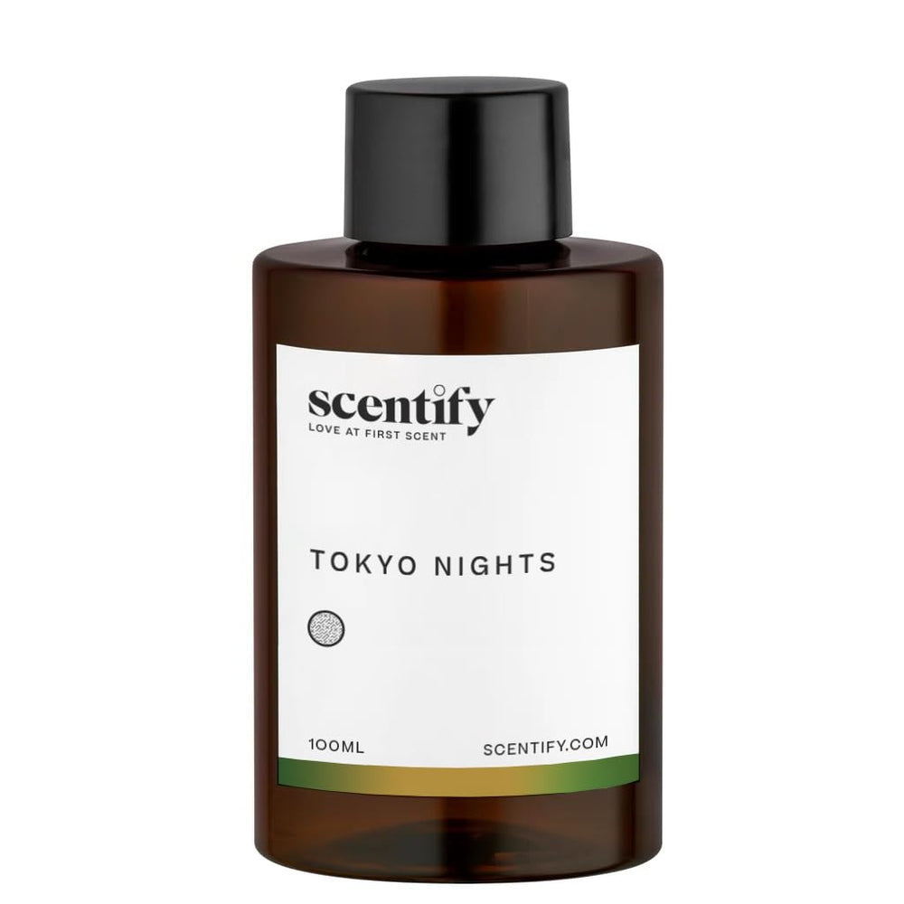 Scentify Tokyo Nights diffuser setup creates inviting room atmosphere.