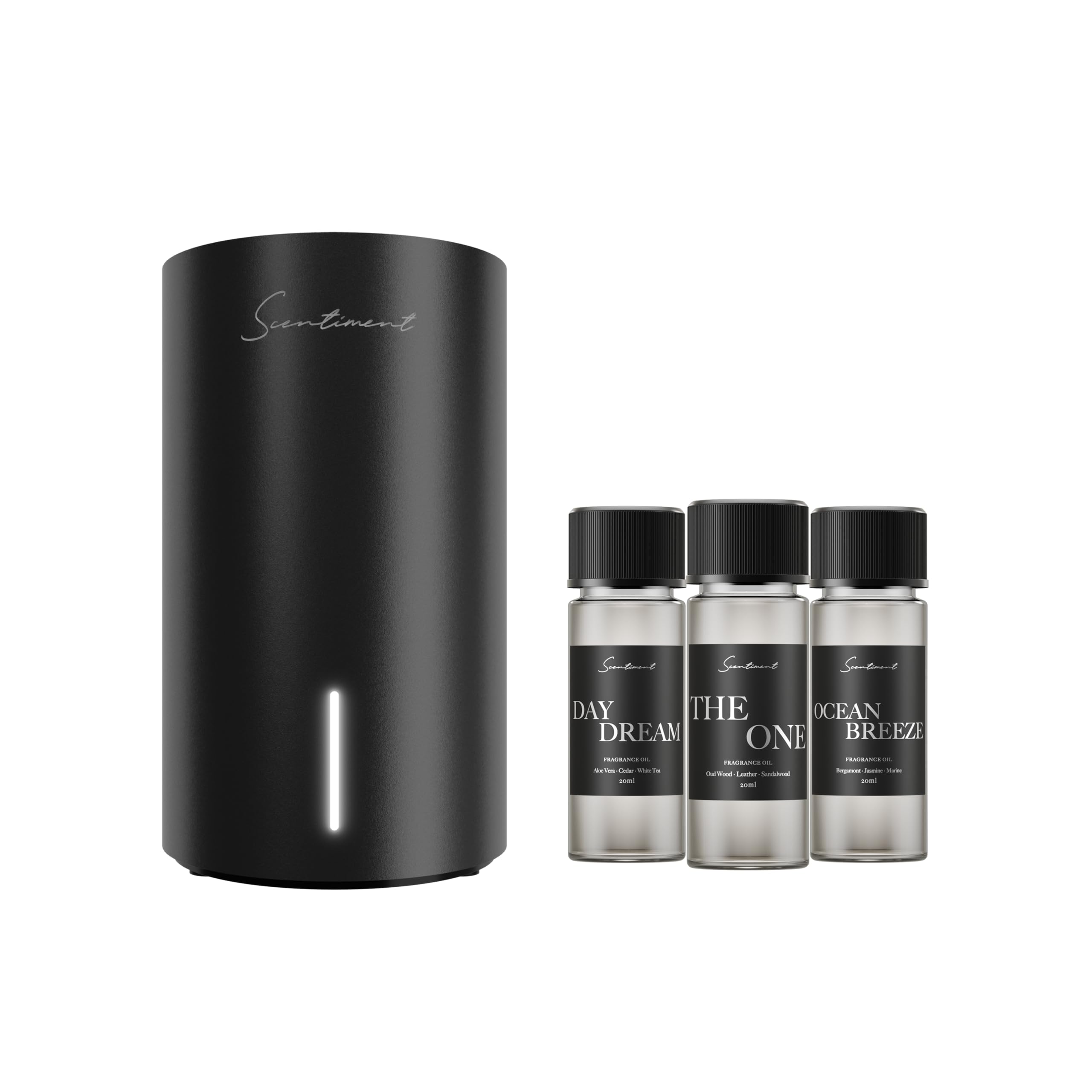 Scentiment Mini V2 LE oils The One, Ocean Breeze, Day Dream for premium fragrance.