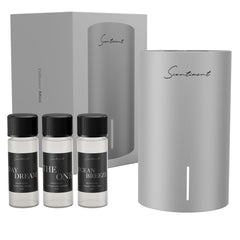 Scentiment Mini V2 LE diffuser front view for portable luxury fragrance anywhere.