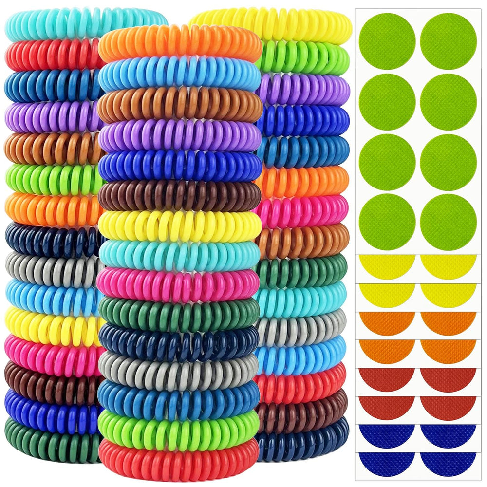 Scentpellent mosquito bracelet pack provides long-lasting outdoor protection.
