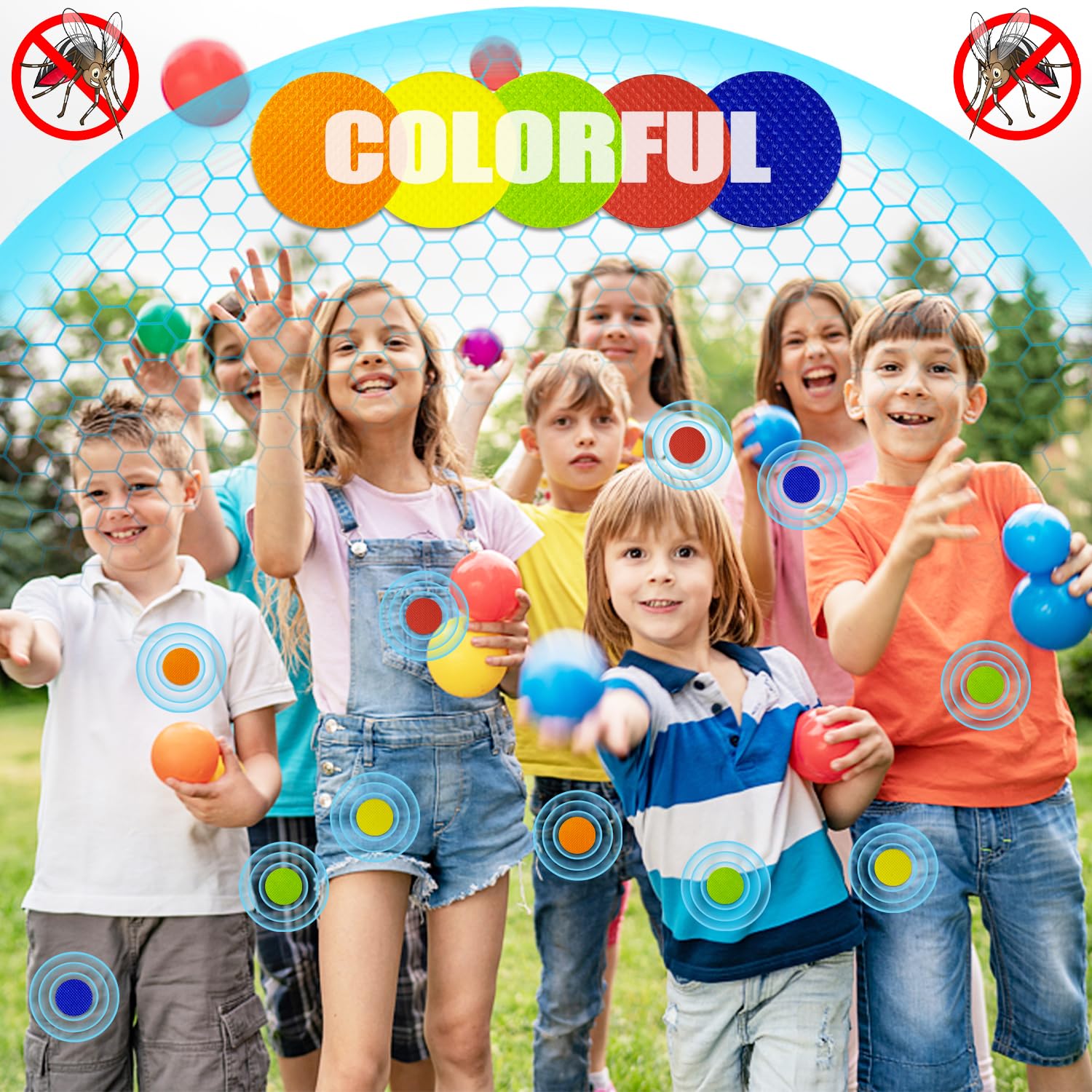Scentpellent wristbands in a three-pack for comfortable outdoor wear