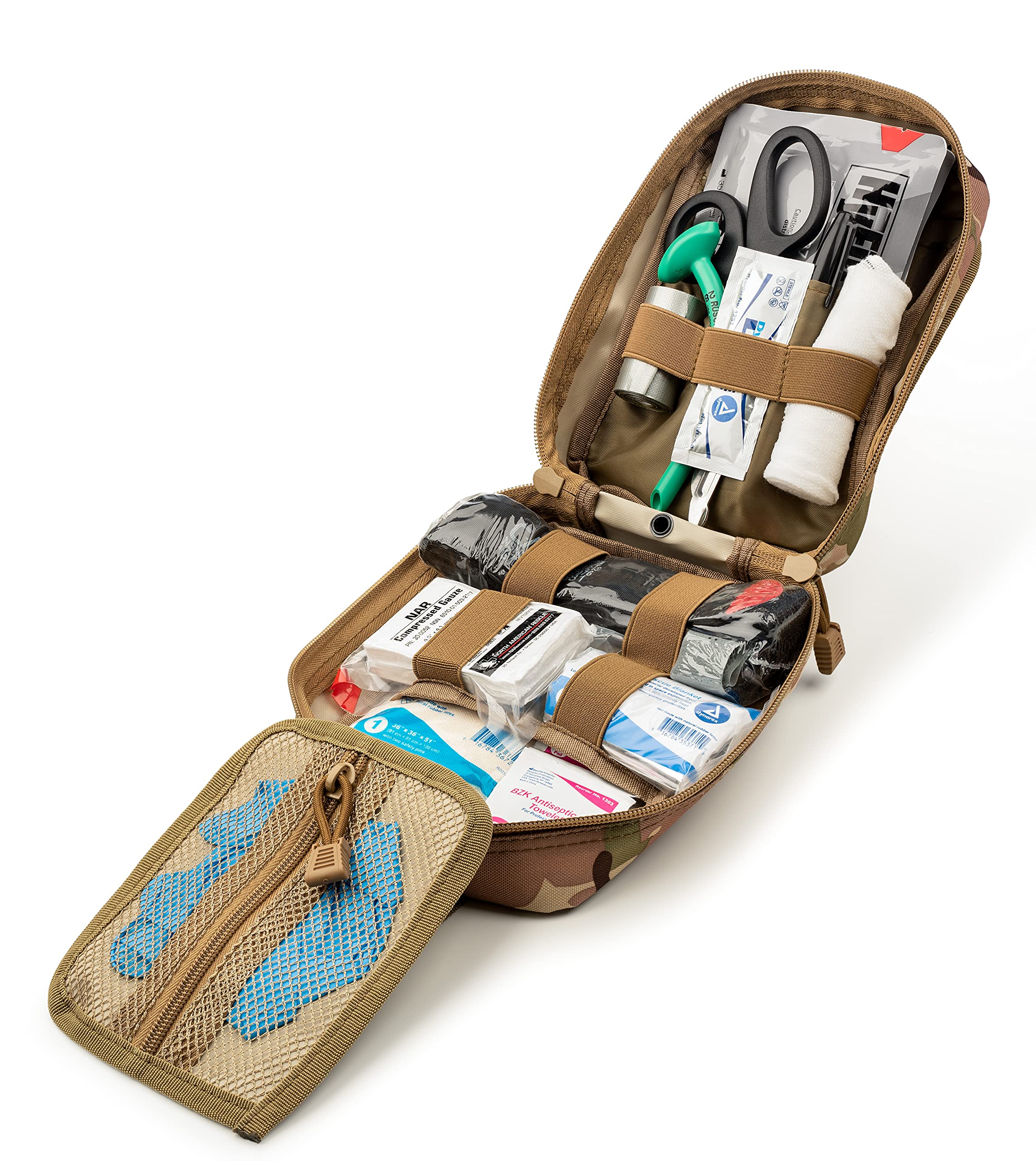 Scherber CAT Tourniquet included for swift hemorrhage control