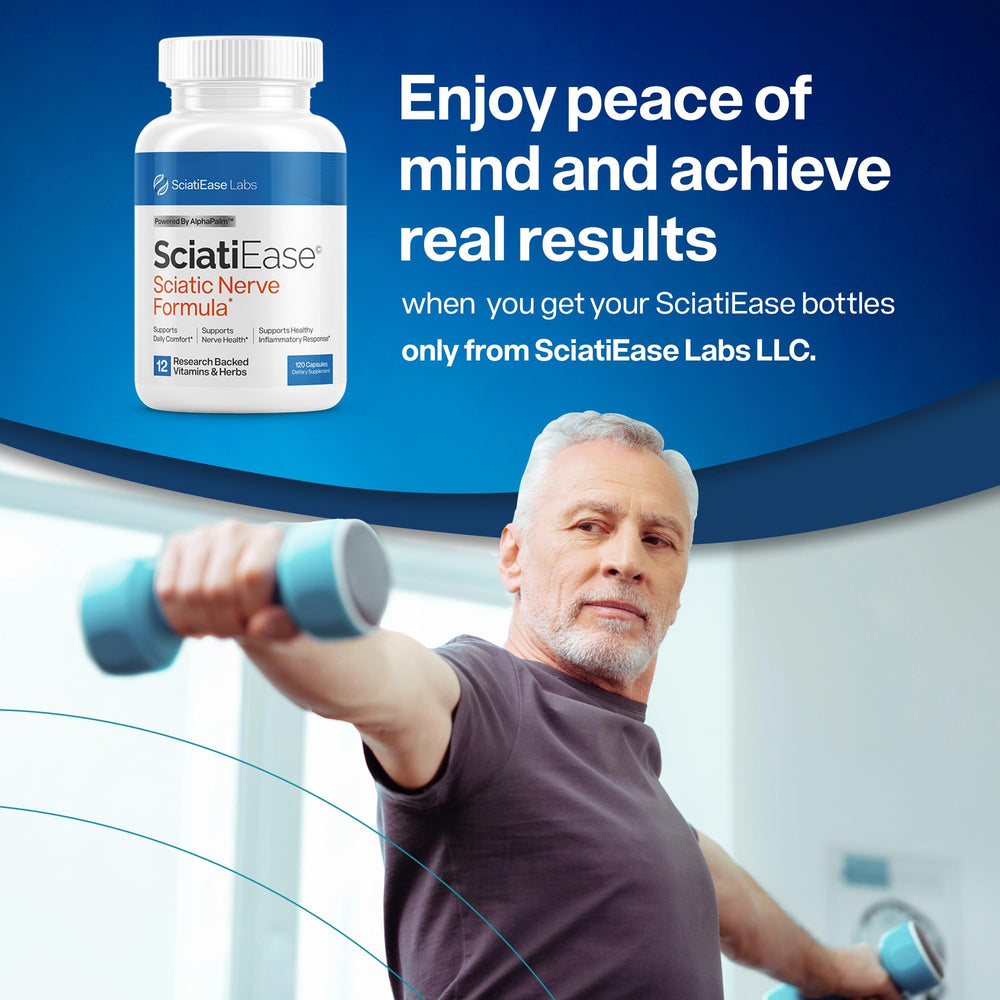 SciatiEase nutrition panel inviting informed ingredient choices