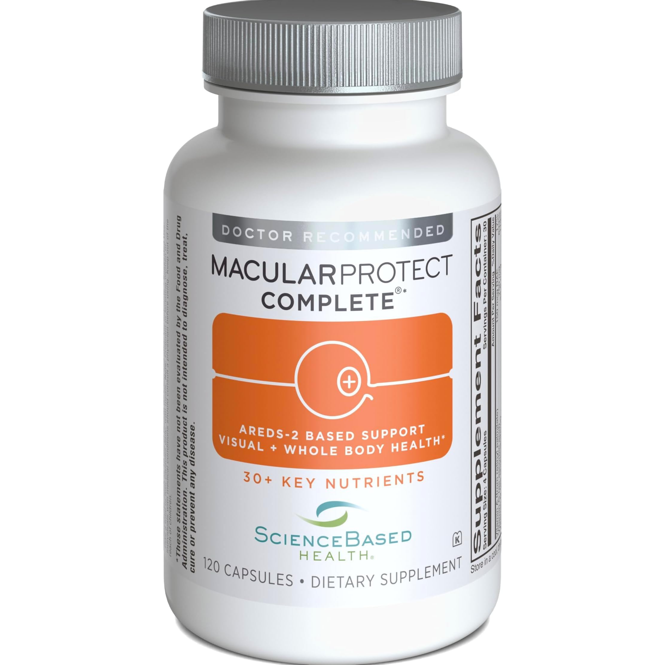 ScienceBased Health MacularProtect Complete bottle front for daily eye and overall wellness.