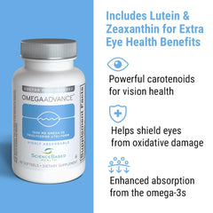 ScienceBased Health OmegaAdvance triglyceride-form capsules for better absorption.
