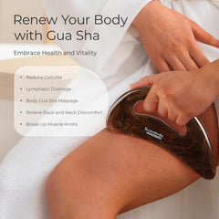 Scienlodic Gua Sha hollow grip design enables easy hold during sessions.
