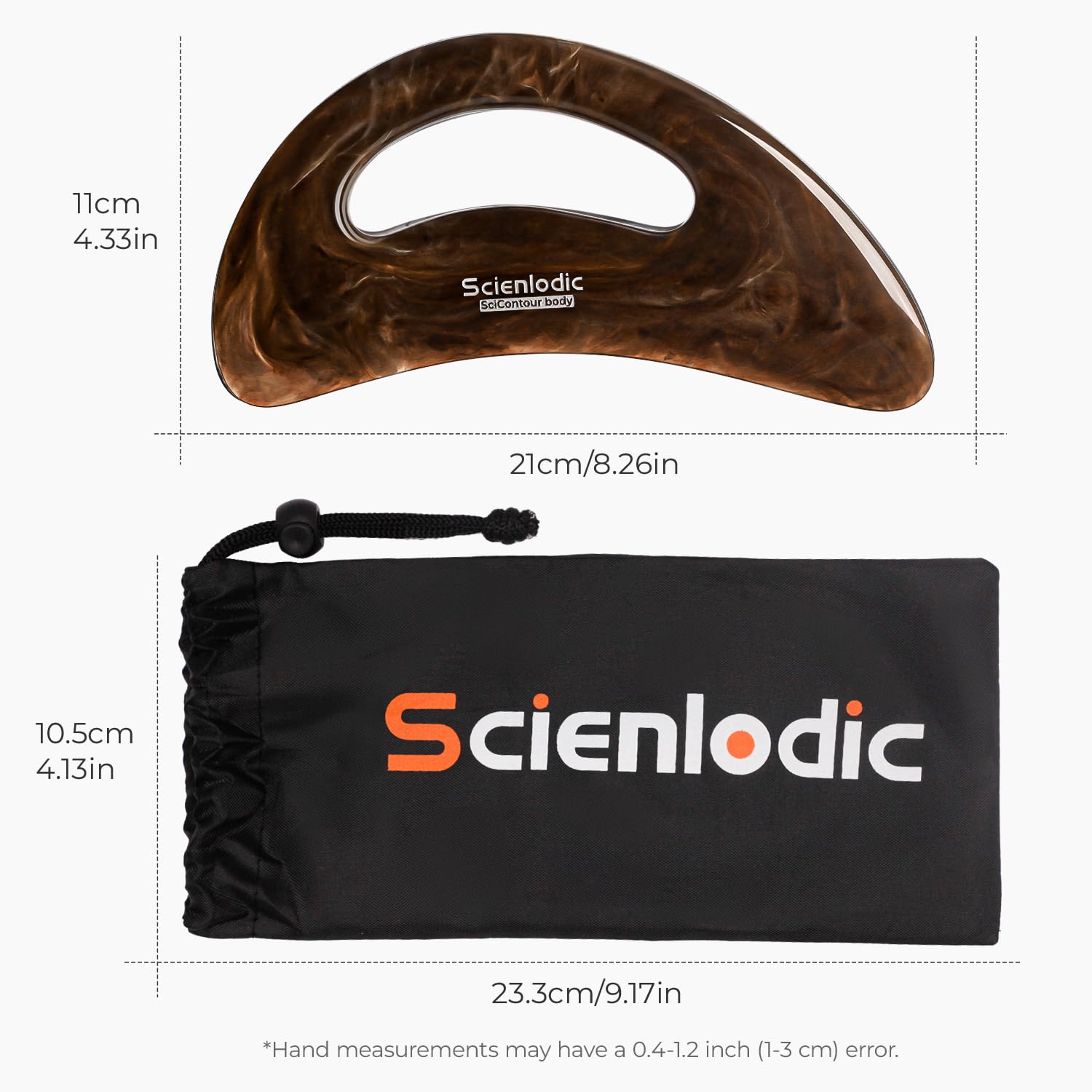Scienlodic Gua Sha resin finish highlights smooth surface and durability.