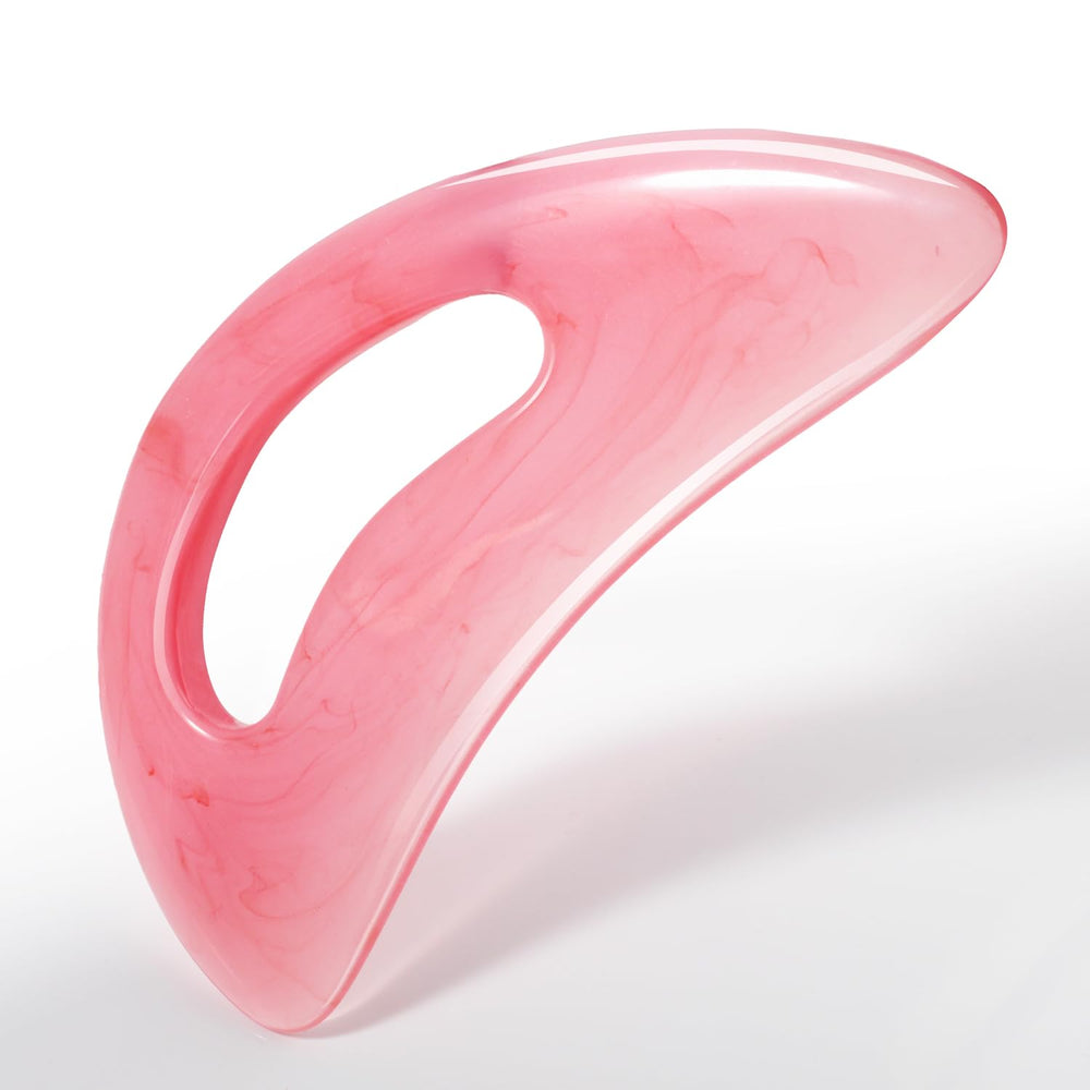 Scienlodic gua sha with handle back view for broad-area massage and circulation support