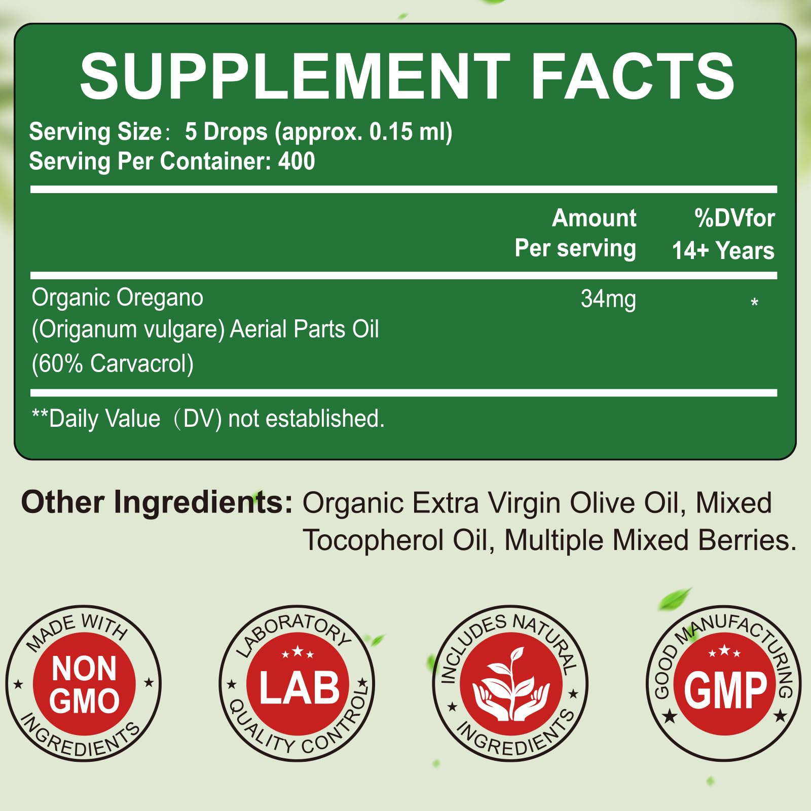 SCOLA oregano oil being added to water for easy ingestion