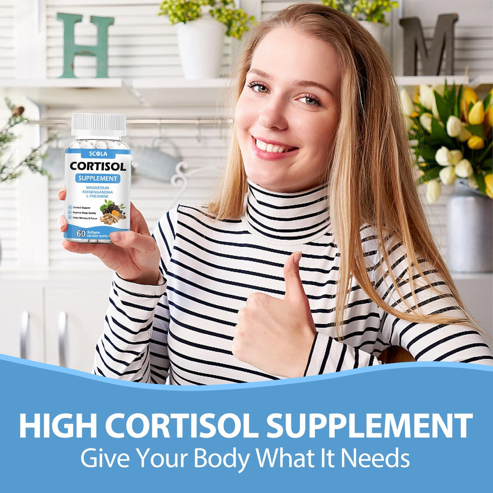 SCOLA relaxing evening routine with cortisol support.