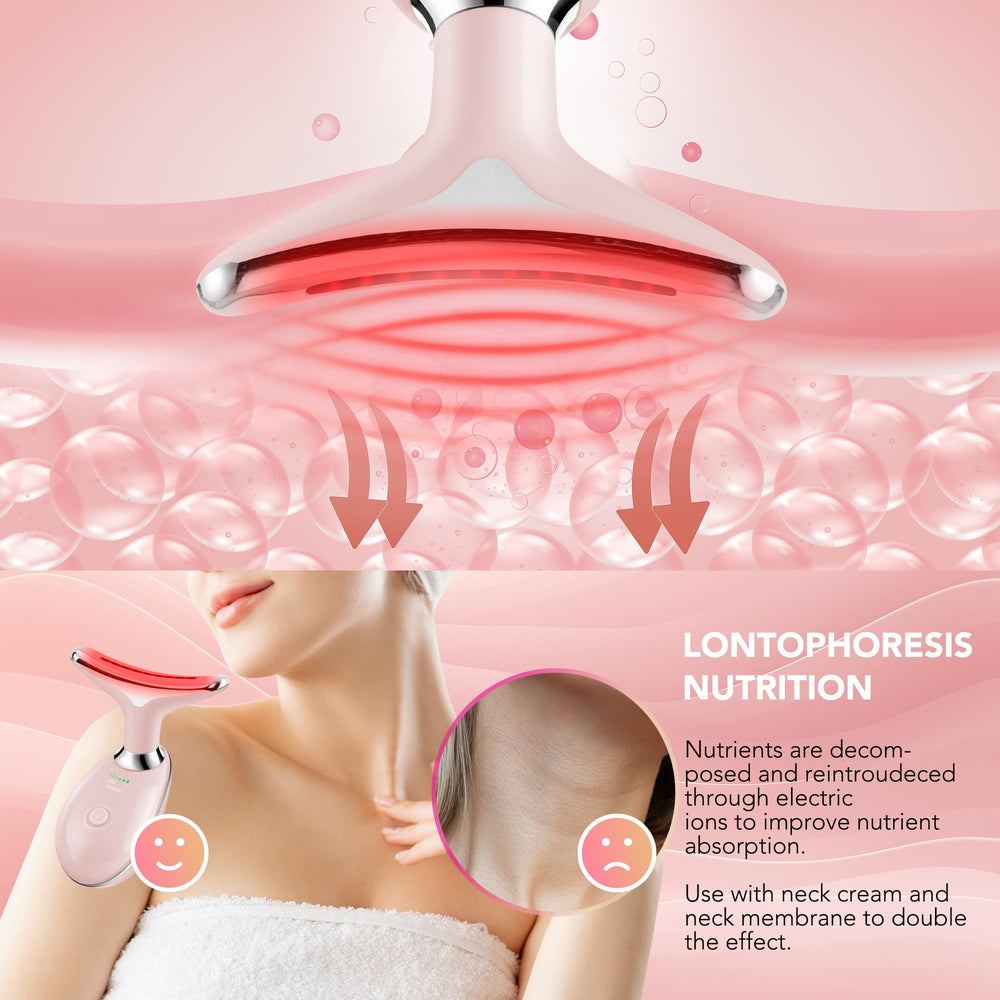 Scopck facial massager with ergonomic grip for comfortable use