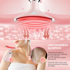 Scopck facial massager with ergonomic grip for comfortable use