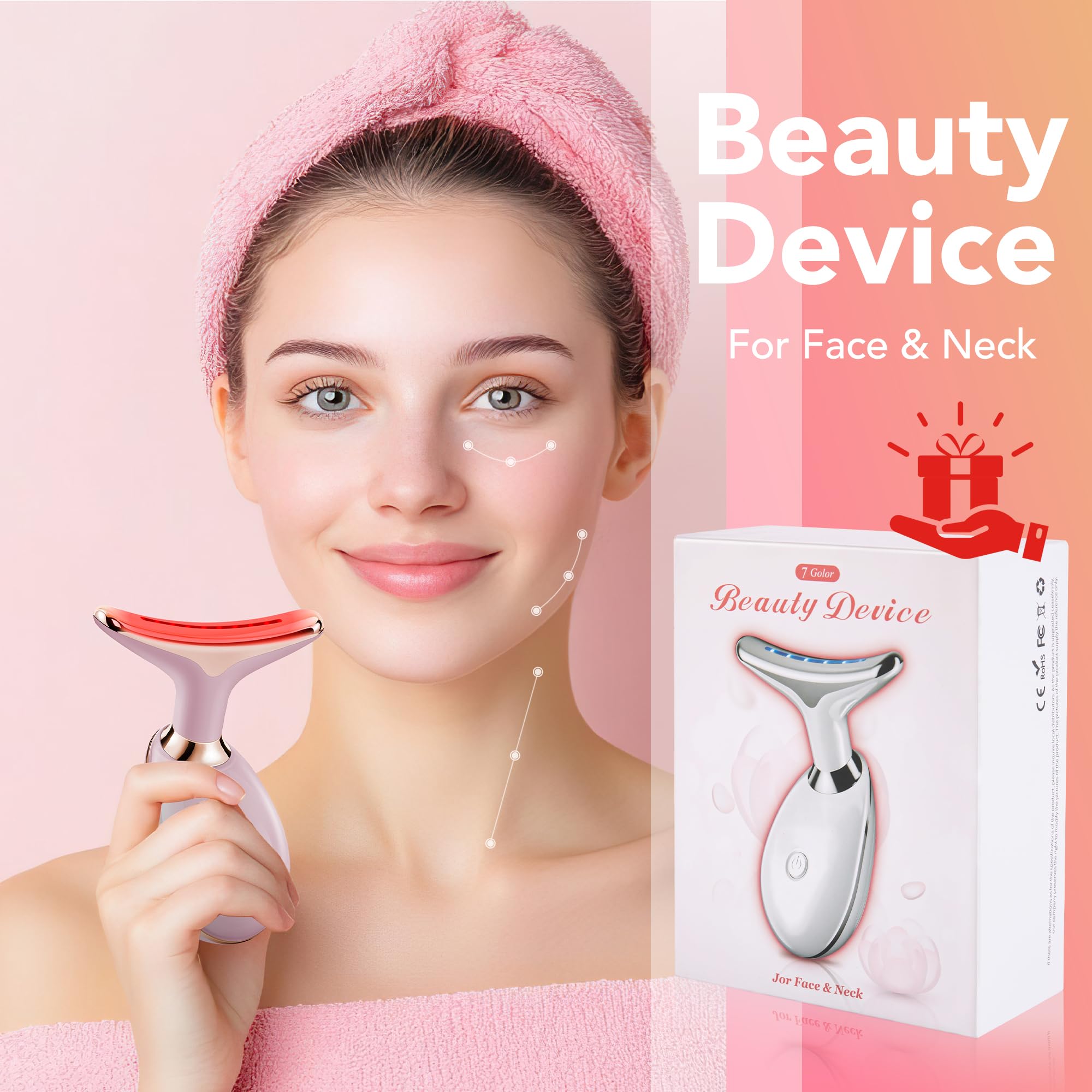 Scopck massager offers three modes with heating for customization.