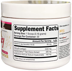 Script Essentials Collagen Beauty Powder Verisol peptides highlight wrinkle-related benefits.