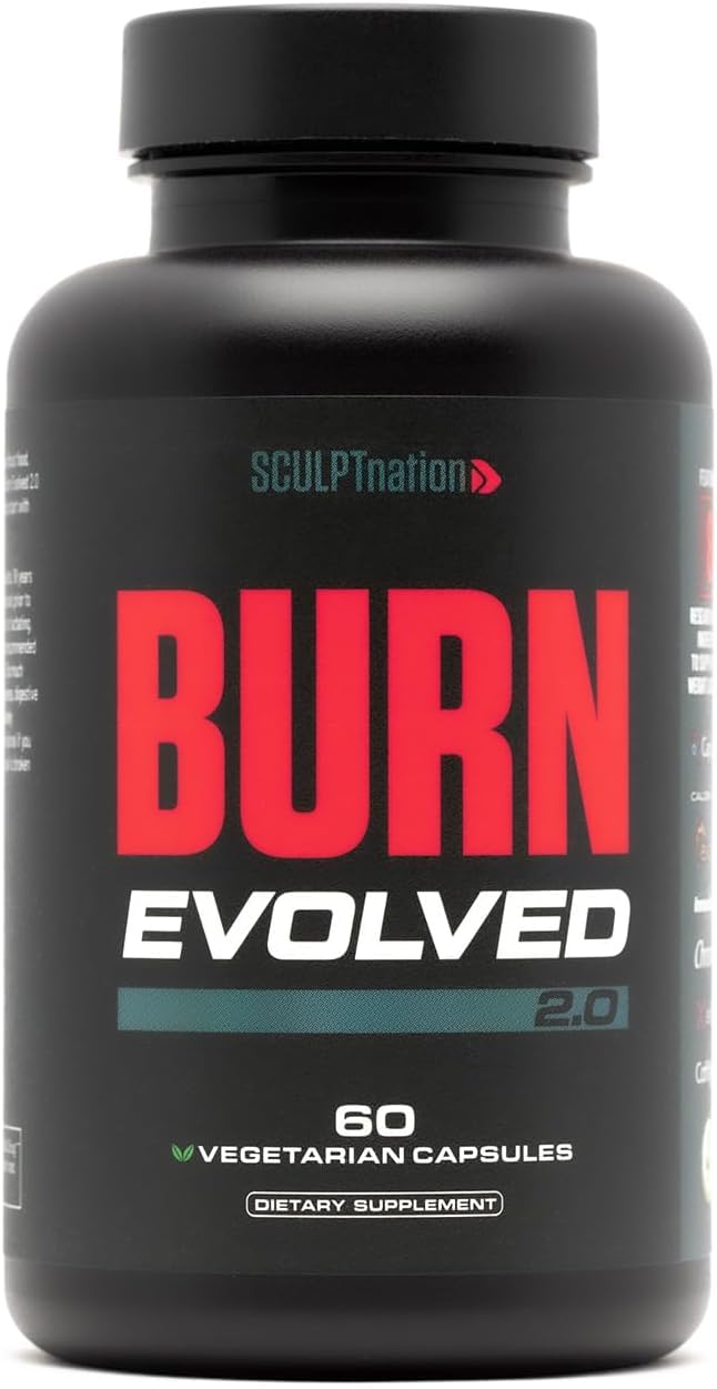 Sculpt Nation Burn thermogenic capsules for daytime energy and fat support