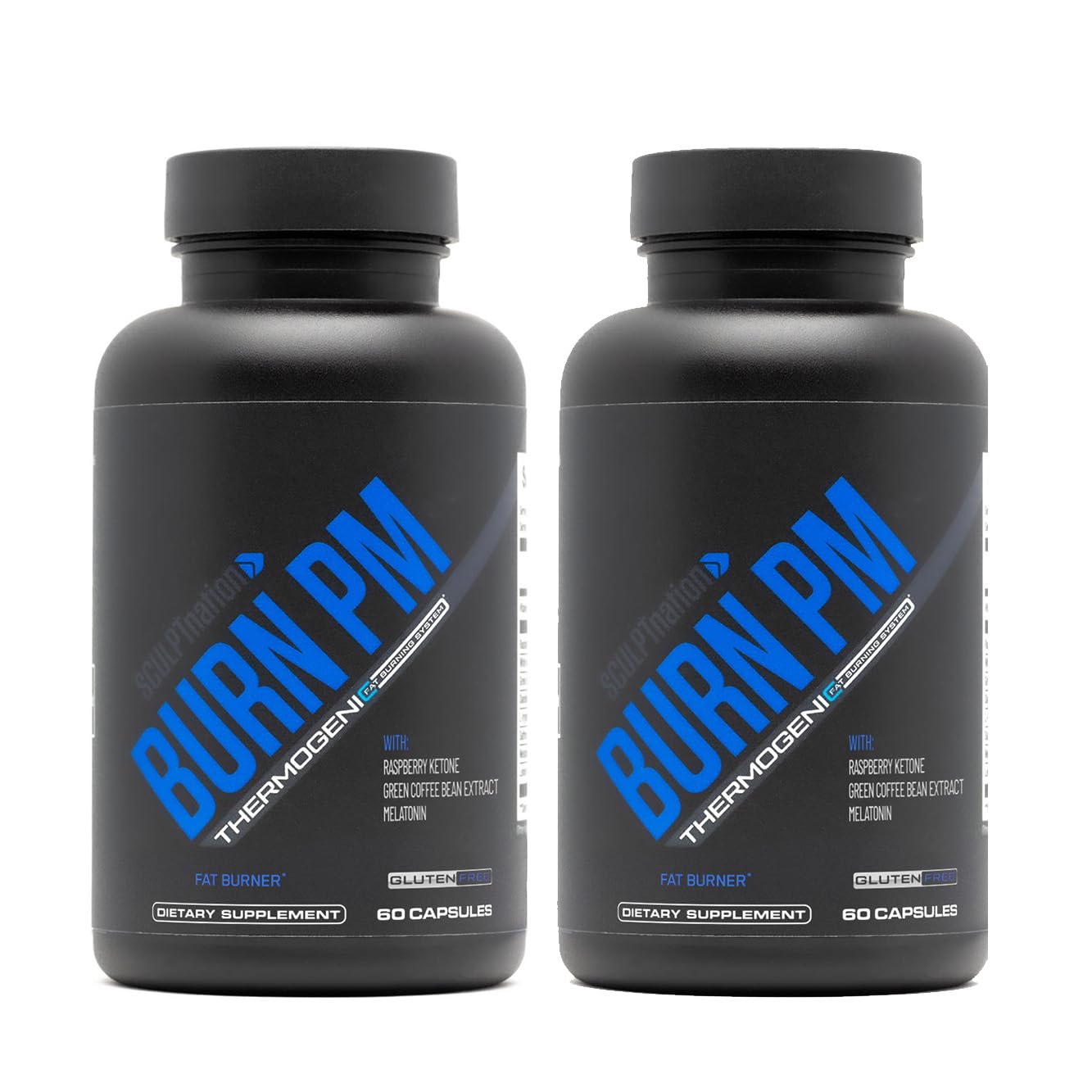 Sculpt Nation by V Shred night-time metabolism bottle front promoting nightly wellness