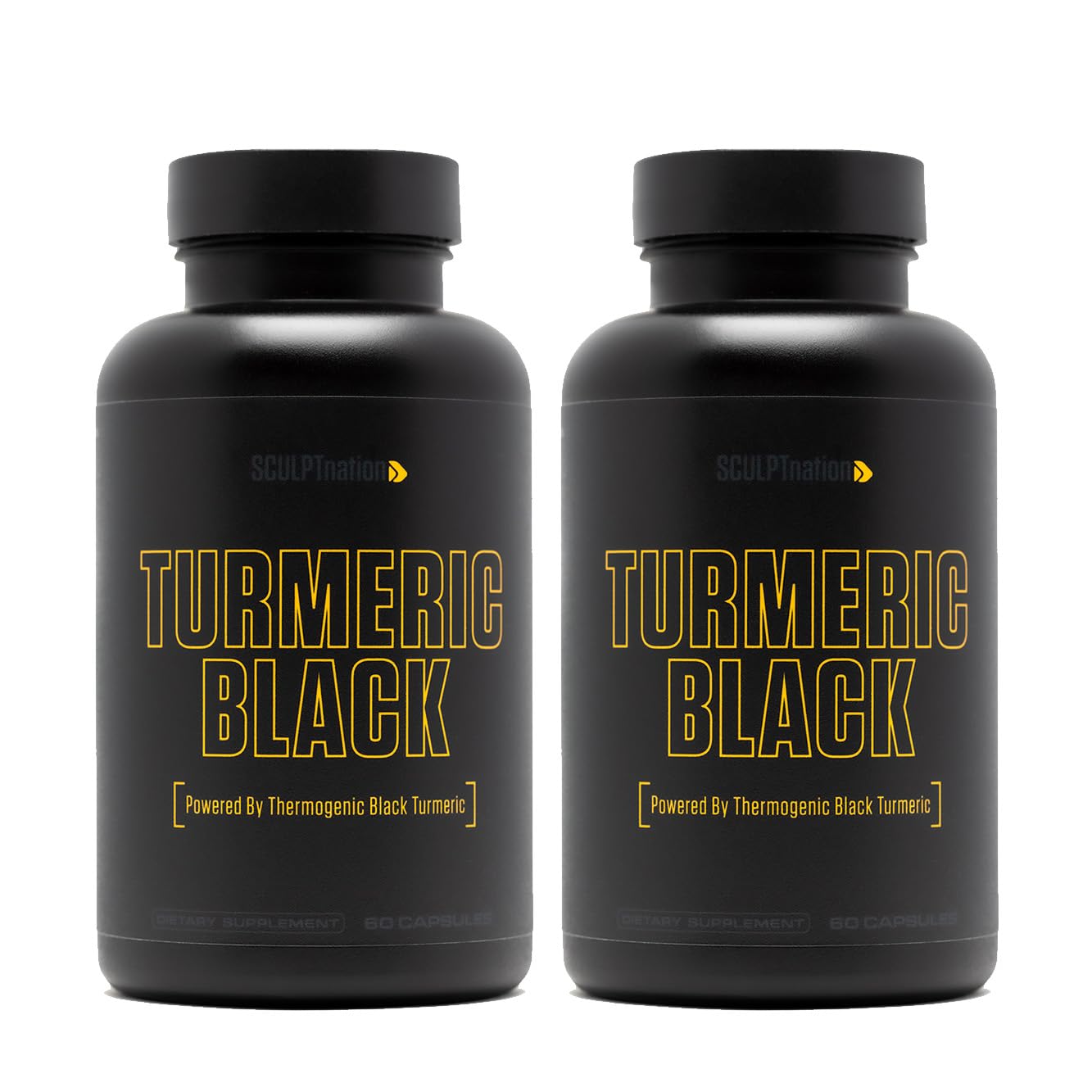 Sculpt Nation Turmeric bottle close-up showing premium formula for joint comfort.