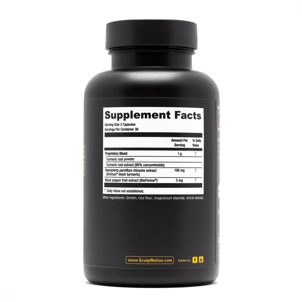 Sculpt Nation Turmeric being used in a daily lifestyle routine.