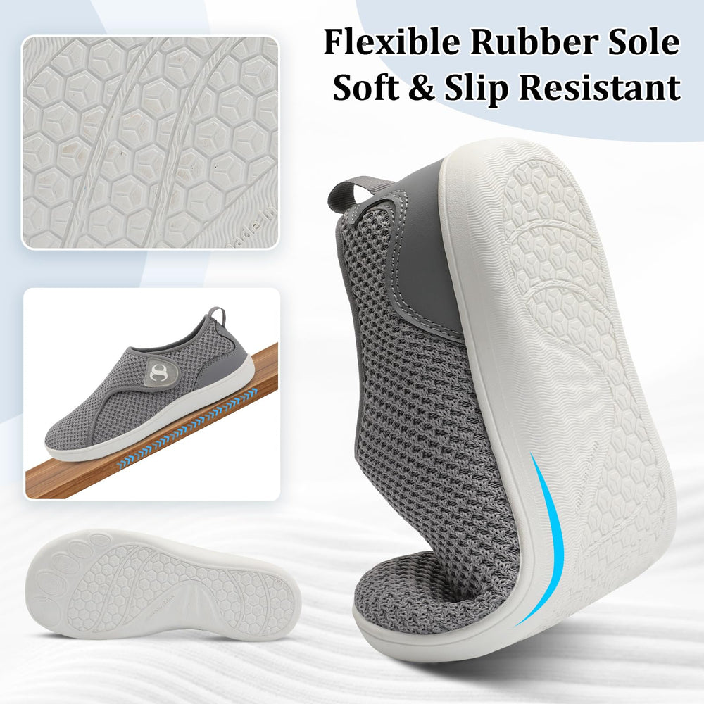 SCURTAIN zero-drop non-slip sole for stable steps on diverse surfaces