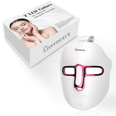 SDKWDH face mask front view for at-home light therapy sessions