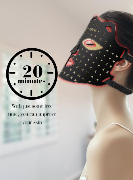 SDKWDH Red Light Mask ergonomic design for comfortable, secure wear.