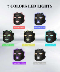SDKWDH Red Light Mask remote control for easy color, time, and intensity adjustments.