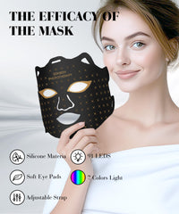 SDKWDH Red Light Mask side view showing ergonomic fit for comfortable sessions.
