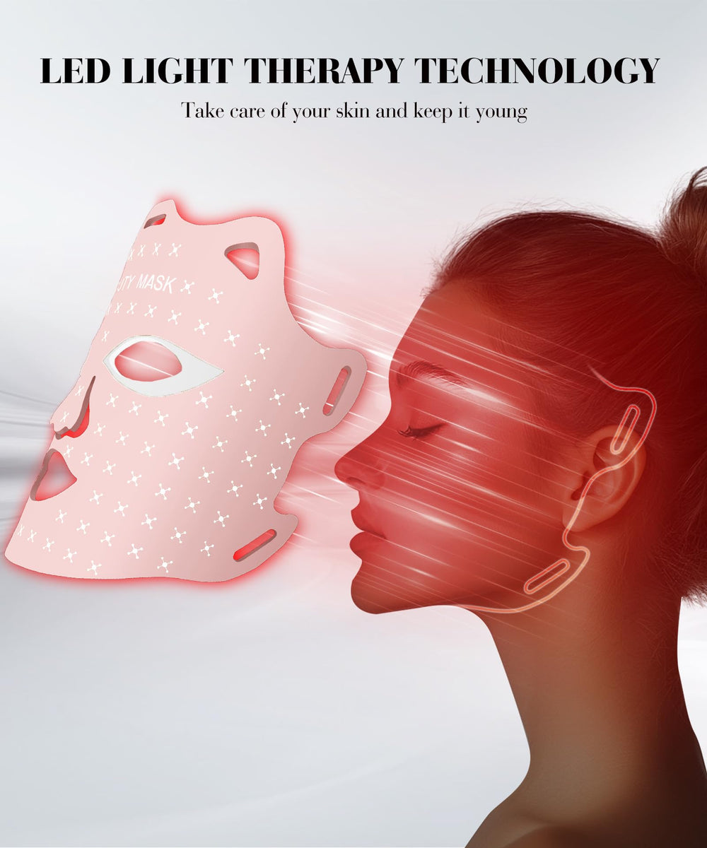 SDKWDH pink mask in travel setup for on-the-go care