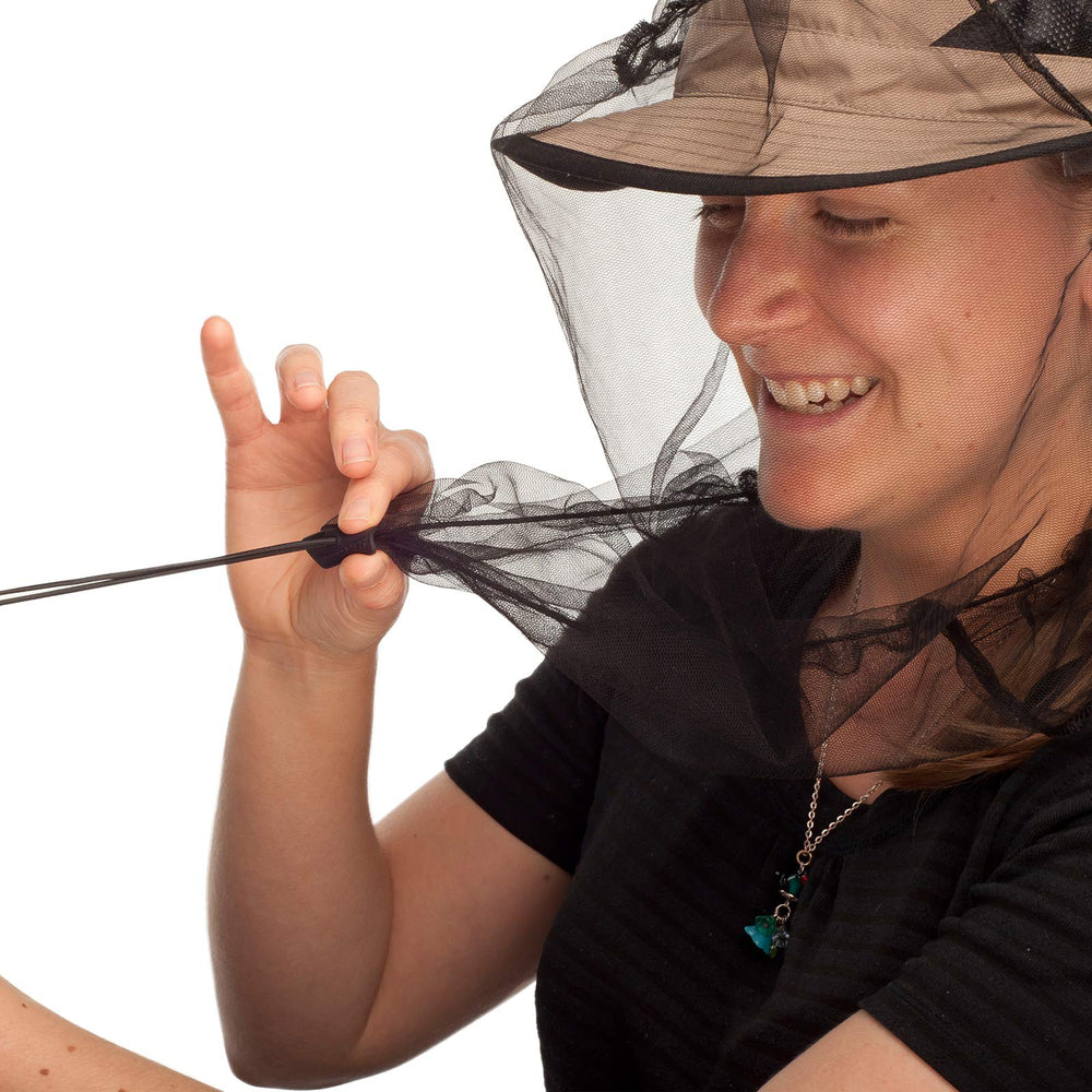 Sea to Summit head net stored in included stuff sack for travel